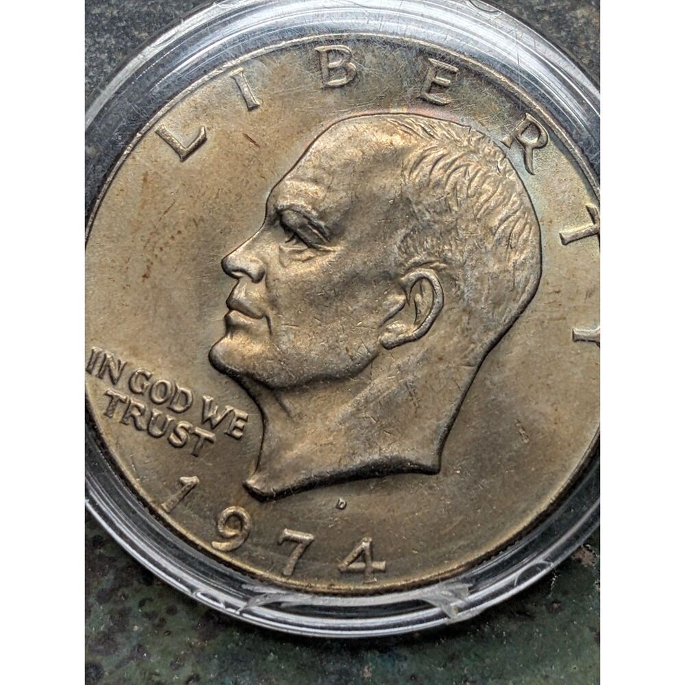 1974 Eisenhower Dollar – Toned